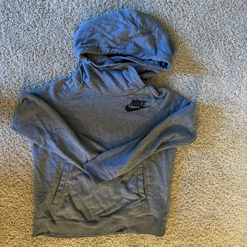 Nike hooded cowl neck sweatshirt Size M